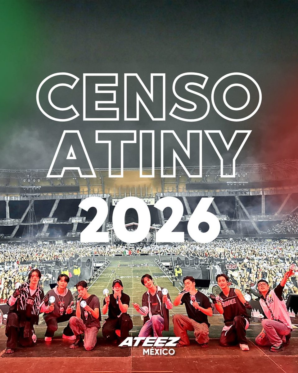 ateez_mexico's tweet photo. [🇲🇽] MEXTINY PRESENT!

Estamos lanzando el Censo ATINY 2026 para conocer el crecimiento del fandom y así poder planificar proyectos futuros ✨

¡Participa ahora sí formas parte de ATINY en México! 💫

Responde al censo aquí: 
https://t.co/iPcDMyaDq5

#ATEEZMéxico #CensoATINY2026 https://t.co/9RC61UC5FJ