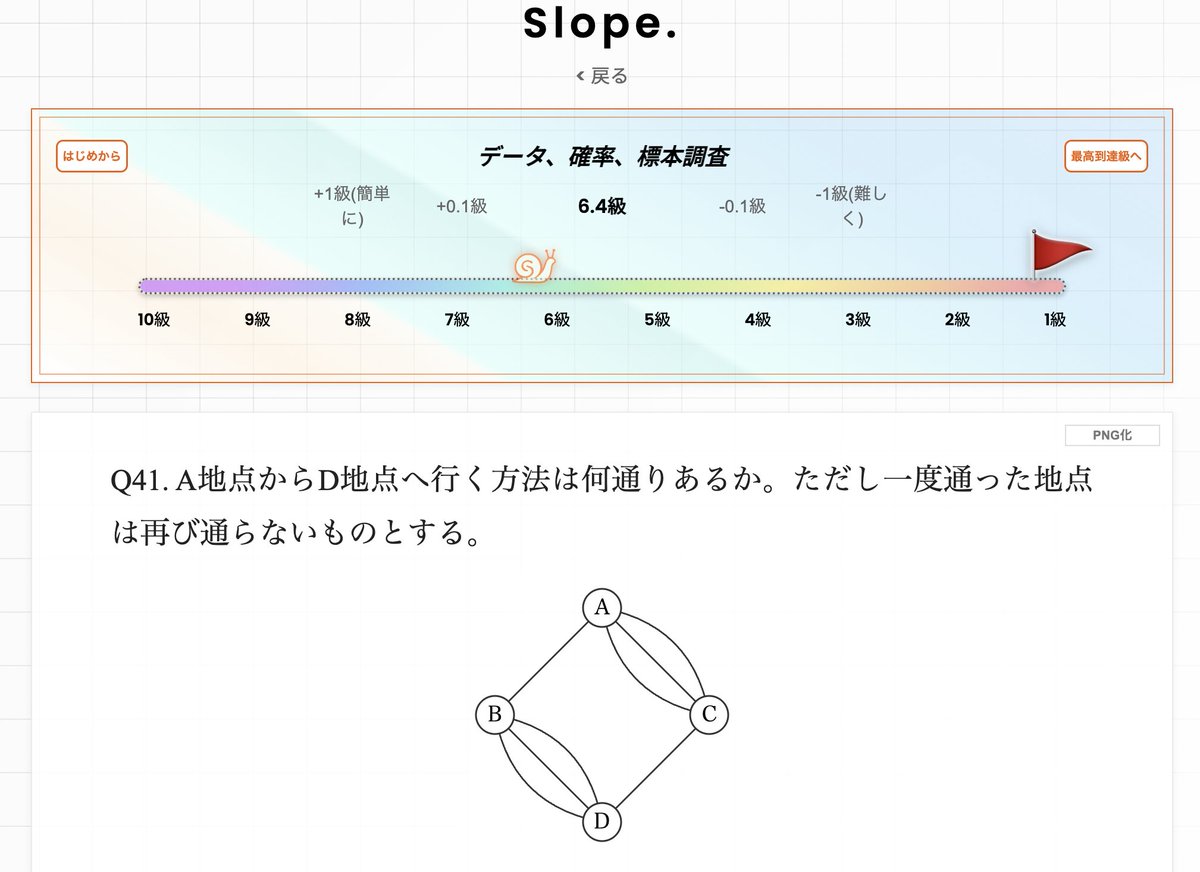 atomic104's tweet photo. Slopeのデータの活用・確率・標本調査の3単元が完成しました。1単元ずつはボリュームが少ないため、3つをまとめて1コースにしています。四分位数などもカバーしており、中学分野の統計に関する基礎はこのコースで確認できます。確率には、やや難しめの問題も含まれています。https://t.co/EMT0KAsItX https://t.co/i7biKY2S6w