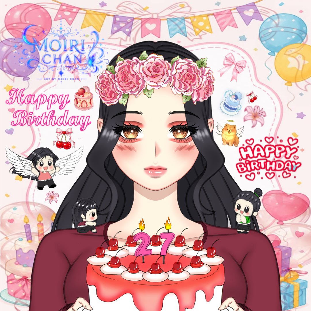 moi_ricka08's tweet photo. 🎉🥳 HAPPY B-DAY ATE 🥳🎉
I am dedicating this SPECIAL ART to my OLDER SISTER. B-day nya nung July 7 sana magustuhan nya 🙏🥹. Love you ate ko hehehe ✨🌸໒꒰ྀི๑ᵔ ᵕ ᵔ๑꒱ྀིა🌸✨. Late ko na naipost ito dito  hehe😅 #bdaygirl #bdaygift  #bdayniate https://t.co/ZTSVEs2j24