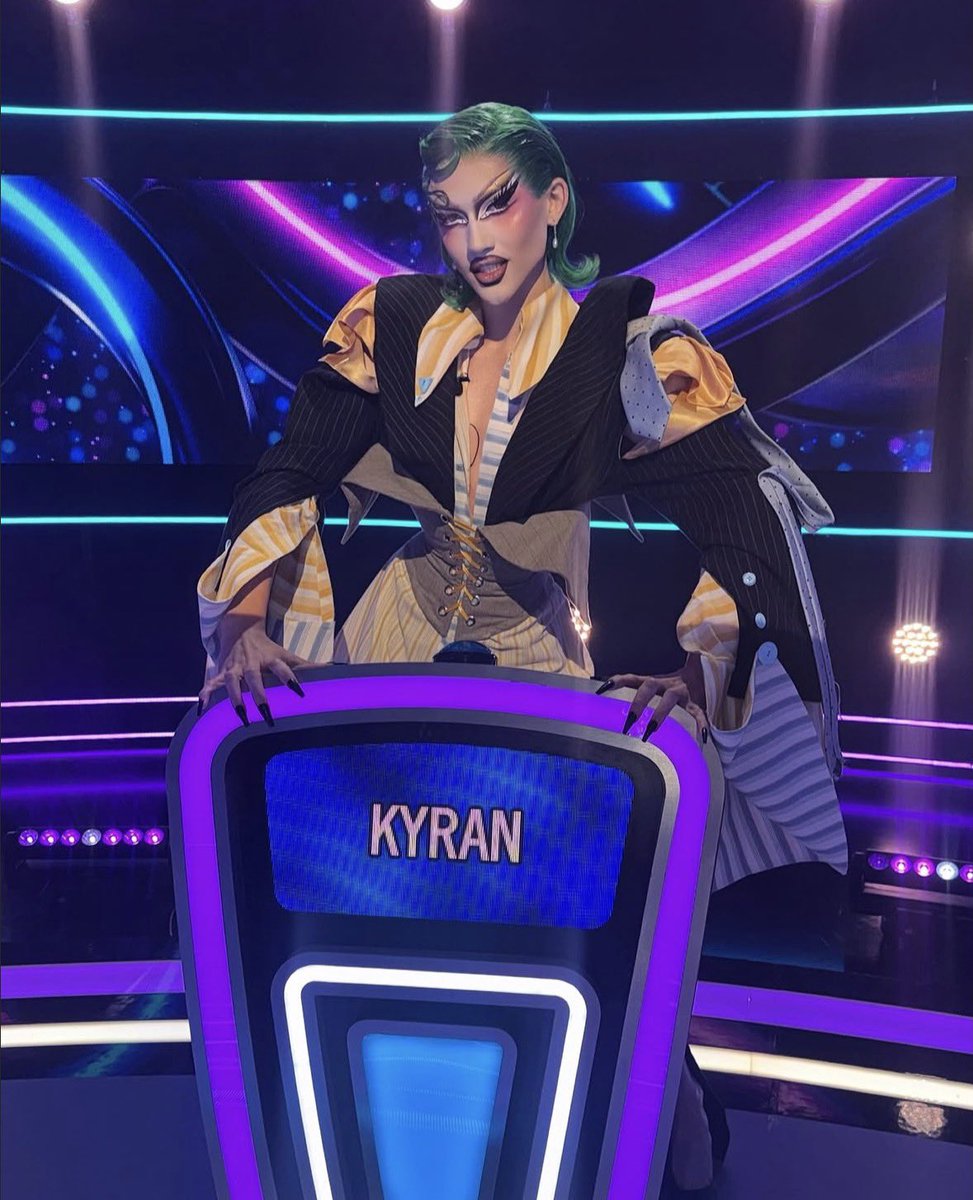 Drag_Crave's tweet photo. Kyran Thrax looks amazing for "The Weakest Link", coming soon to BBC One. https://t.co/yRNJ4AnE8z