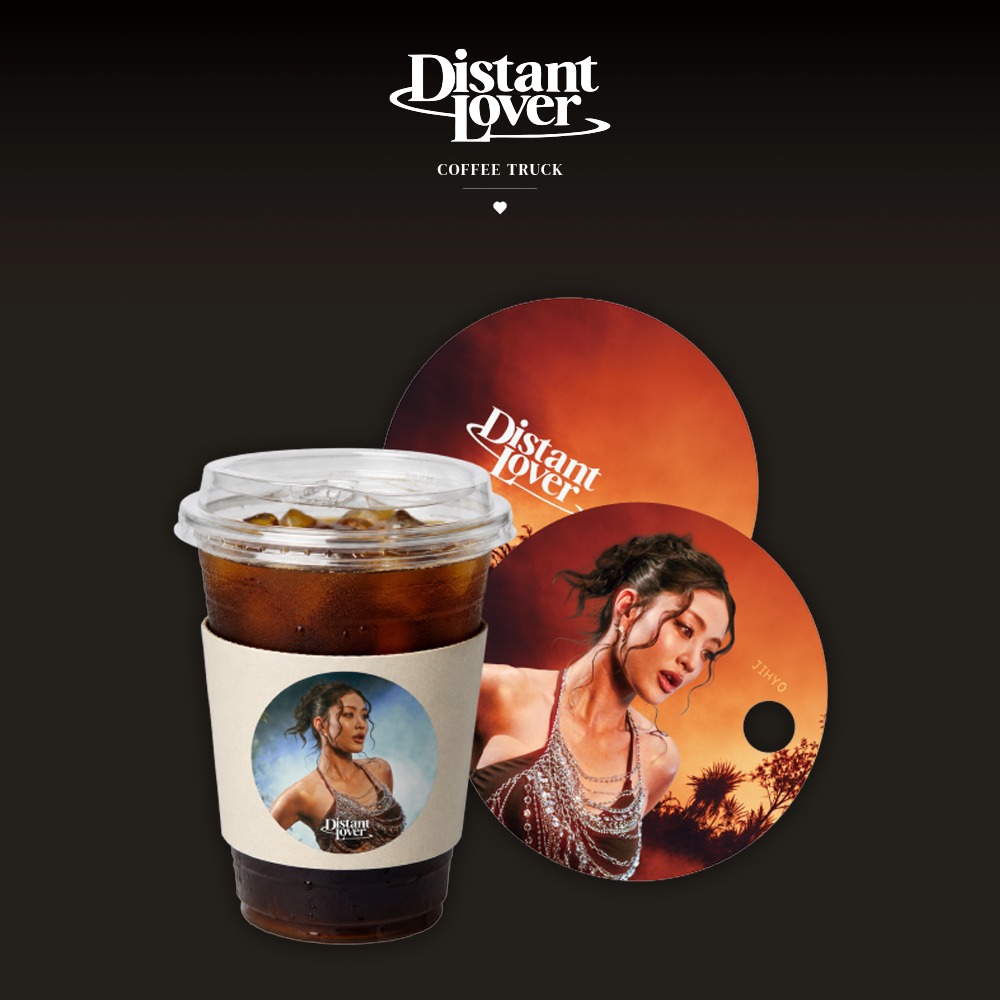 WithPJihyo's tweet photo. ☕ JIHYO "Distant Lover" Release & TWICE Encore Concert Support Coffee Truck 🧡

🗓️ July 10 (Fri) – July 12 (Sun)

📍 In front of East Gate 1, next to Exit 4 of Olympic Park Station, KSPO DOME

 How to Participate✅

1. Like the "Distant Lover" music video.
2. Leave a supportive comment.
3. Show proof of your like & comment to receive a free cold drink and fan!

※ The event may end early if supplies run out.

#TWICE #트와이스 #JIHYO #지효 #ジヒョ #DistantLover #ONCE