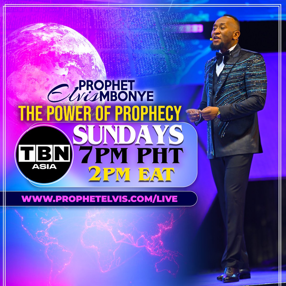 TBNAsiaOfficial's tweet photo. The THINGS That Are Freely God-given – PART 01 ✨
🗓️ Sunday, July 12 | 🕖 7 PM
Join Prophet Elvis Mbonye at The Power of Prophecy.
Discover what God has freely given you.
#ThePowerOfProphecy #ProphetElvisMbonye https://t.co/2gA5q940QE