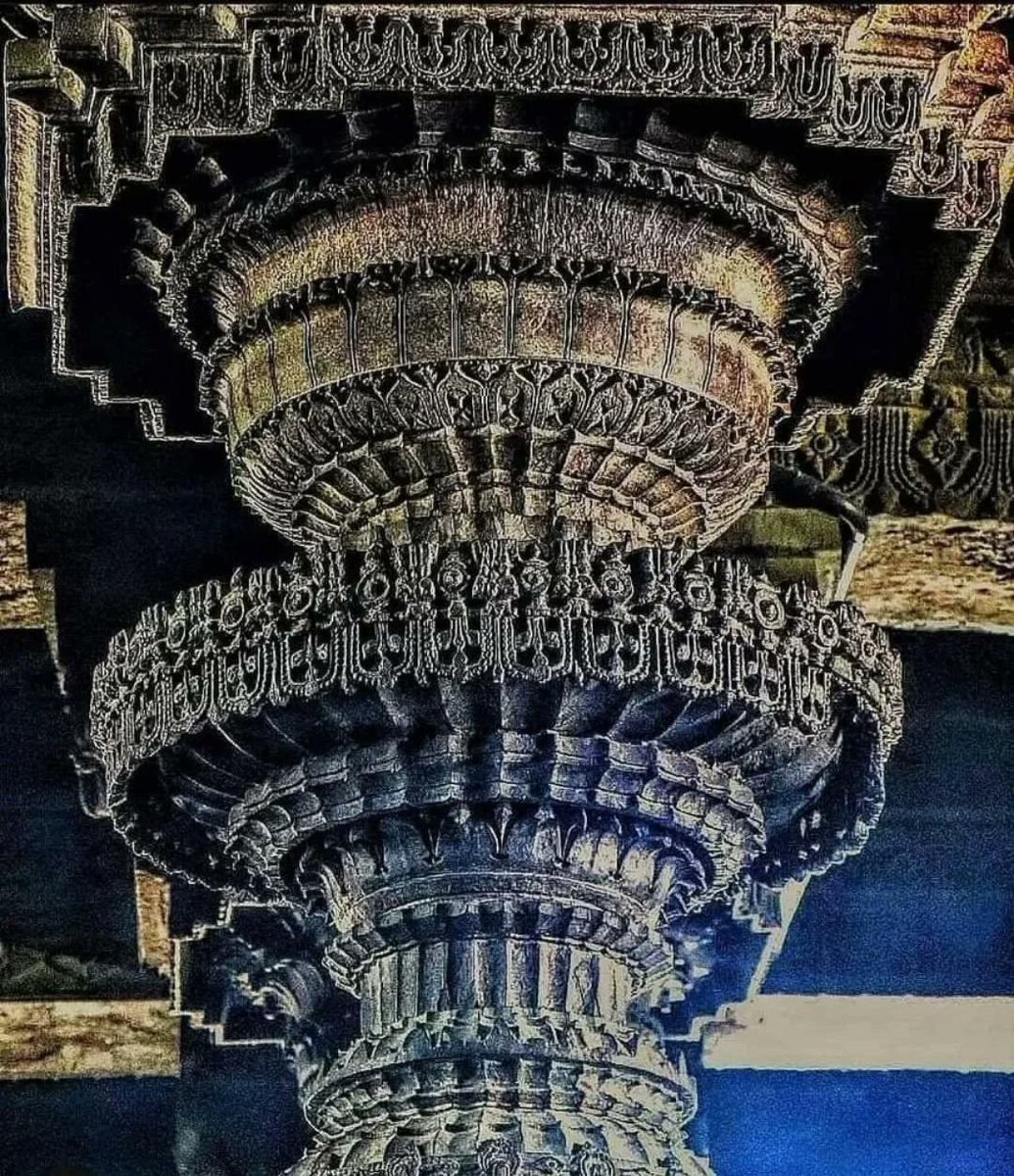 TheProjectUnity's tweet photo. Many ancient temples in India boast levels of precision stonework and complex architecture that are truly remarkable. 

Even more remarkable is the fact that many of these pillars can be fully rotated 360 degrees, as can many other components of these structures.

WHY? https://t.co/yQPdOTFZ40