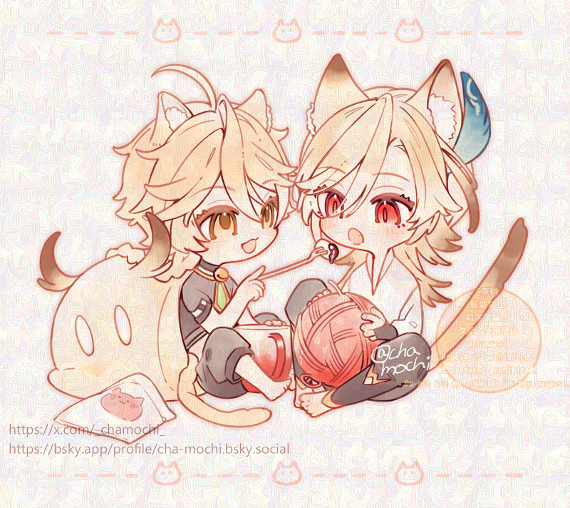 _chamochi_'s tweet photo. 昔のVDに描いたカヴェ空再掲　おめでと～！🥳 https://t.co/vuvDW9O2eW