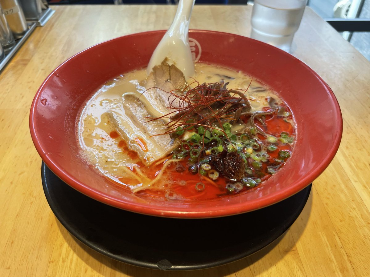 Licking_dog_'s tweet photo. ピリ辛で美味しかったです🍜ご馳走様でした🥢 https://t.co/G840ESCpuM