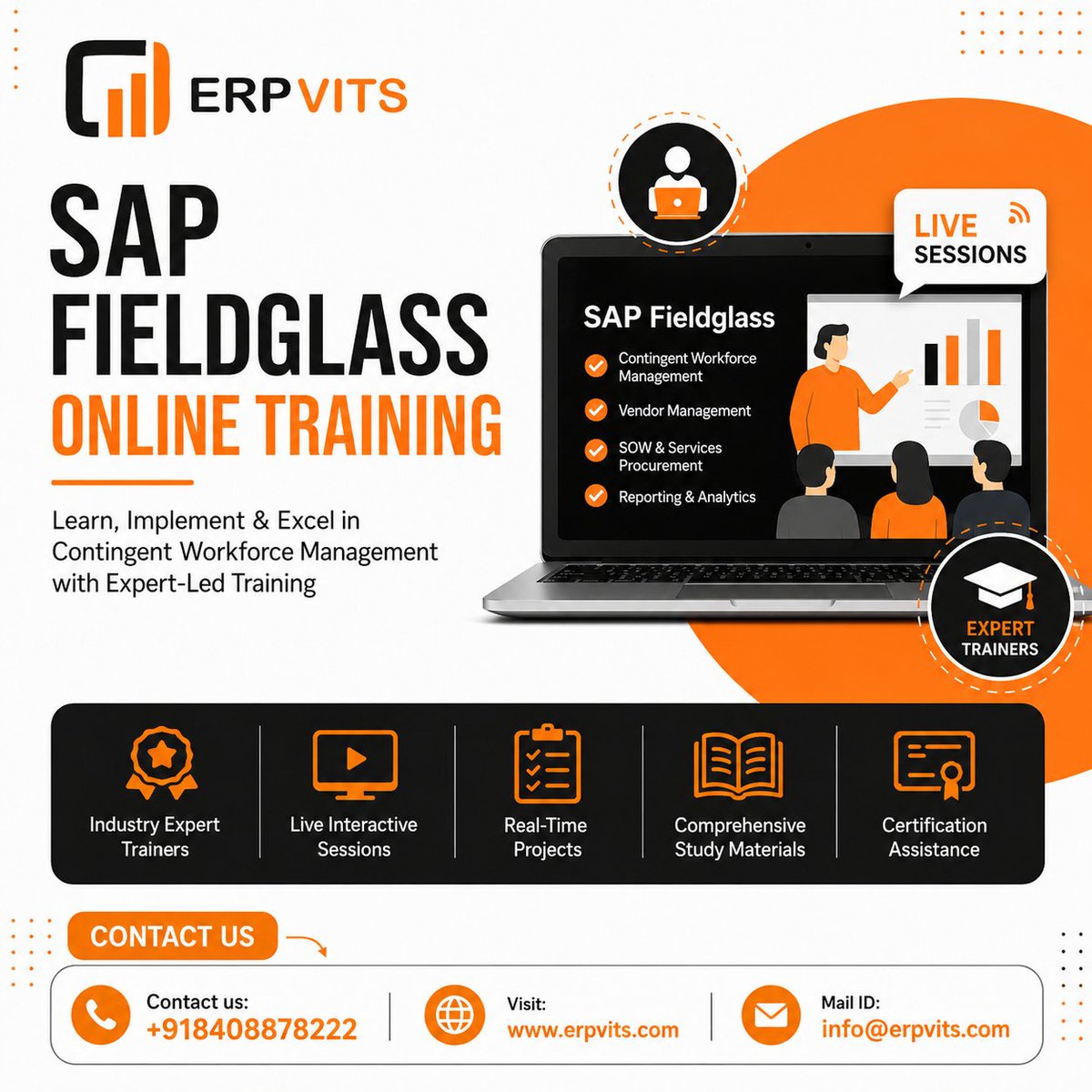 Saperp_Vits's tweet photo. π Advance Your Career with SAP Fieldglass Online Training β Enroll Today!
π Registration Link: https://t.co/pwt3F46vxB
#SAPFieldglass #SAPFieldglassTraining #SAPTraining #OnlineTraining #ERPVITS #VendorManagementSystem #VMS #ContingentWorkforce #WorkforceManagement https://t.co/dKfzGIpNfH