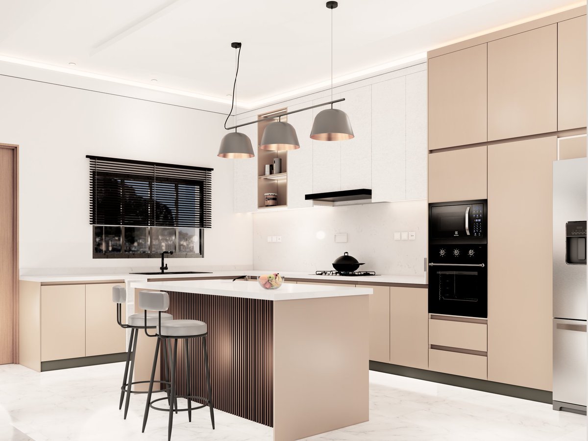 AdStepDesign's tweet photo. Thursday Design Tip 💡
A well designed kitchen isn't just about beautiful cabinets.
It's about creating a space where cooking, cleaning, and storage work together effortlessly.
Great design makes everyday life easier.
🏡 Making Space Work Better.
#KitchenDesign #InteriorDes https://t.co/io857vLdbg
