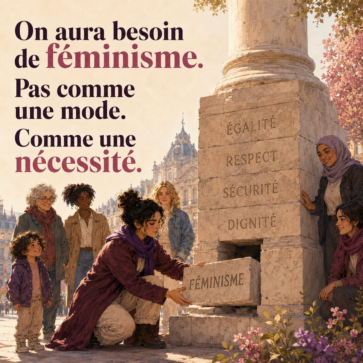 JoinWishPride's tweet photo. Et parce qu’il ne suffit pas de dénoncer :

Croire les victimes.
Éduquer les garçons.
Responsabiliser les adultes.
Changer les lois.
Changer les regards.
Ce n’est pas une mode.
C’est une nécessité. https://t.co/kp4LnnY33J