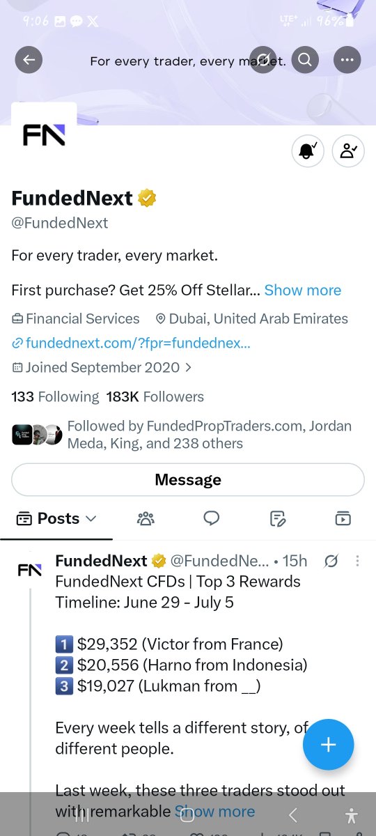 PrinceM155177's tweet photo. @Techriztm @PsychedeliaAcad @FundedNext @TraderHadesh All tasks are Done ✅ https://t.co/oZ8mrIzICW