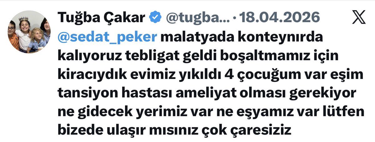 tugbasamicakar's tweet photo. @sedat_peker https://t.co/xEBmHwq84n
