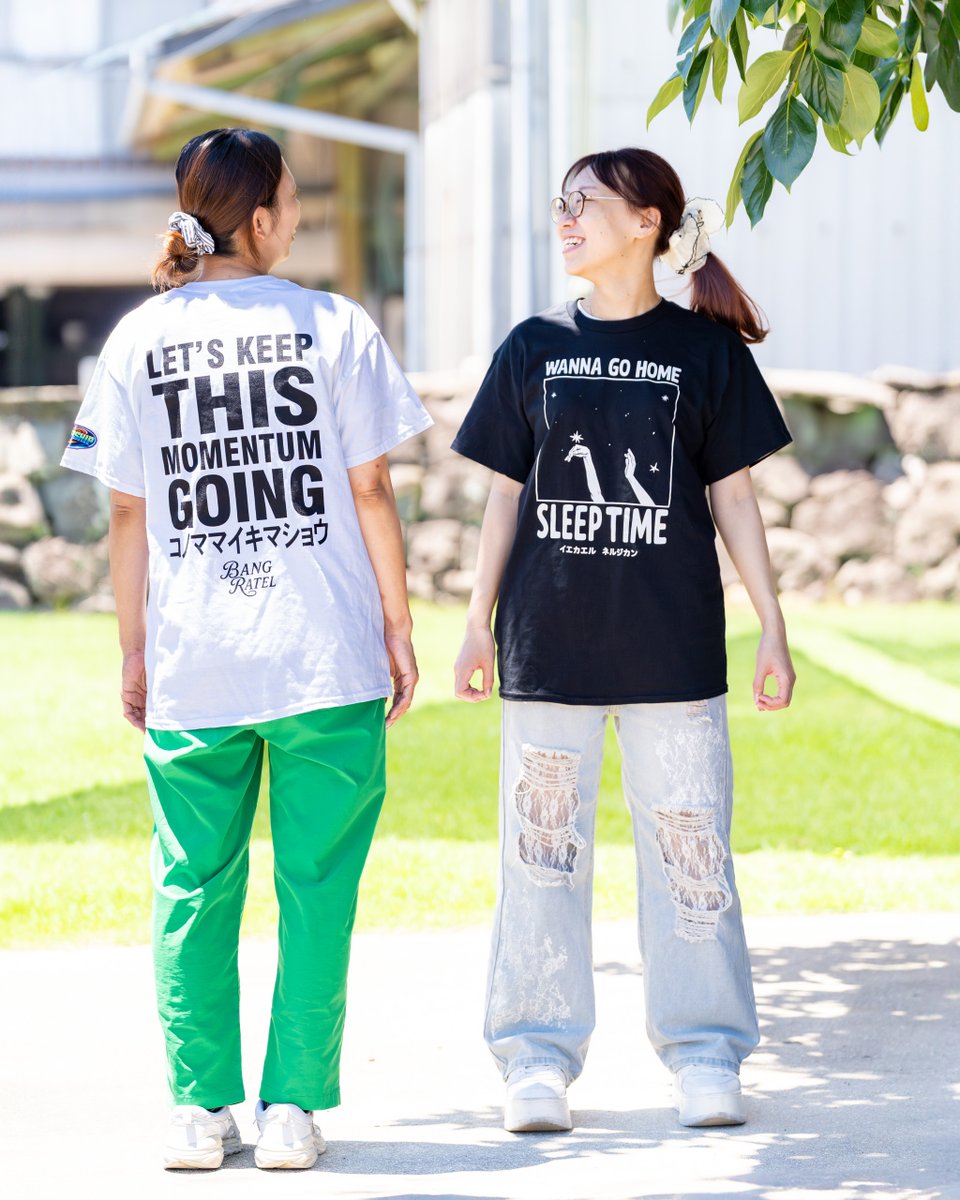 hogetsaikai's tweet photo. BANG RATELのTシャツがHOGETに。

限定販売で買えなかった方も多かった

・コノママイキマショウ
・イエカエルネルジカン

数量限定で再販します。

7/11（土）〜7/31（金）
ホワイト／ブラック
S〜3XL
※なくなり次第終了・取り置き不可・店頭販売のみ

@msy_karimata
@mori030706 https://t.co/8v8CK0TWxc