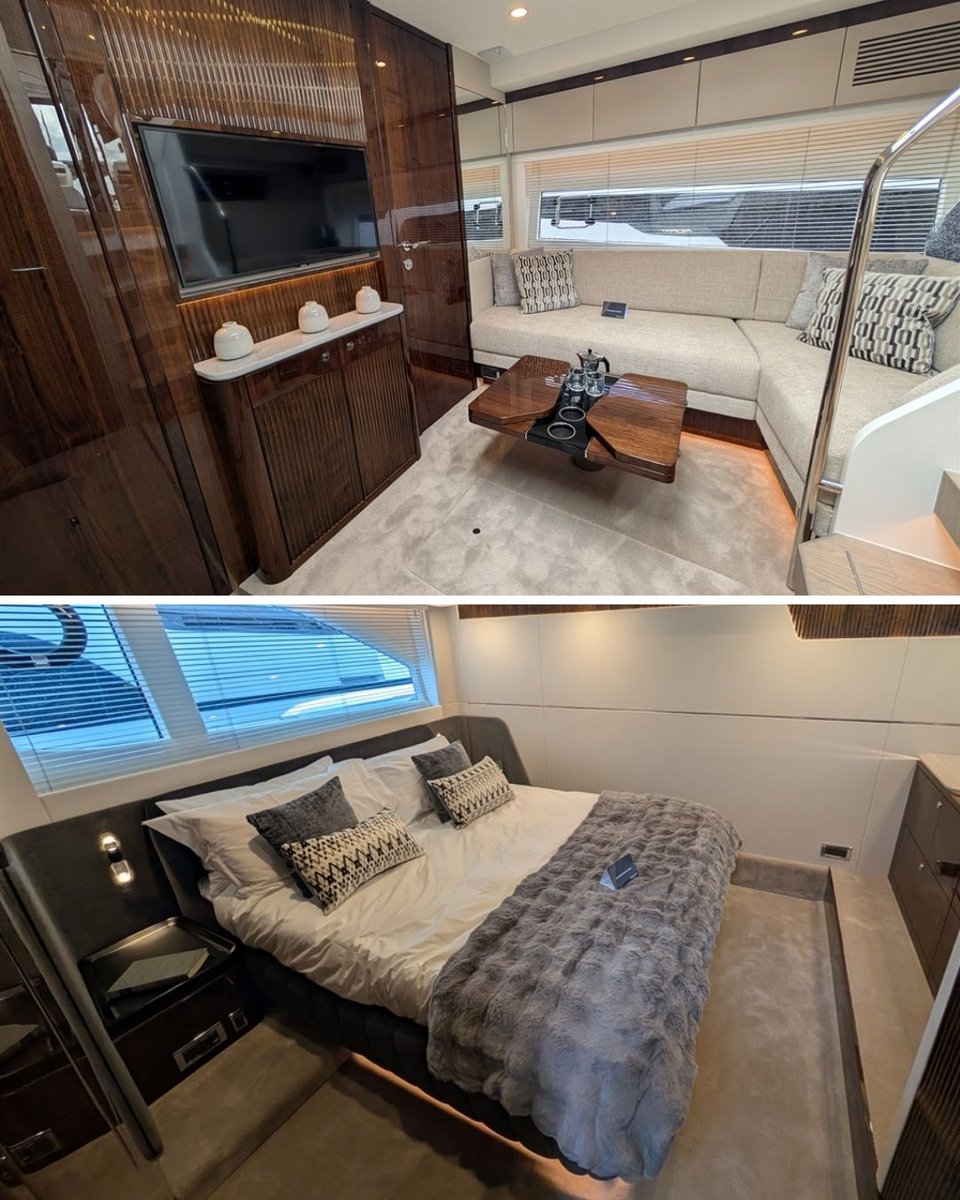 ApprovedBoats's tweet photo. First chance at the new Fairline Targa 47 GT.

We only have one available for 2026, with a standard sunroof, open-air or enclosed main deck options, and flexible 2-cabin accommodation.

View it here: https://t.co/4780MHXrLf 

#ApprovedBoats #FairlineYachts https://t.co/EEYyd9FFW5