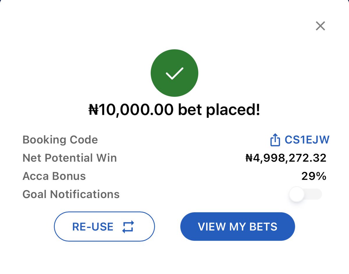 jayfund11's tweet photo. 🏆🏀🔞congratulations in advance 🏆🏀
Amazing 350+odds /Code. CS1EJW

Registered on 🏆BETKING use my promo code so you can have access to my Bet code don’t miss my game 🎊🏆🎊👇👇
✔  Promocode: JAYFUND11
✔ Link: https://t.co/mMHkLrvfou
✔ +18 / 
✔ bet responsibly https://t.co/CgVxphJugX