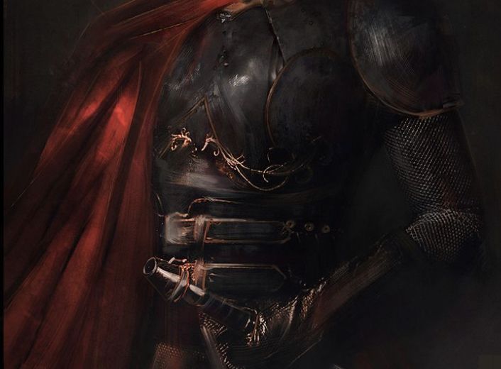 archangel_luke's tweet photo. A mysterious knight shows up for prince lucerys' 16th name day tourney. 

He could be mistaken for Targaryen had it not been for his flowing red mane, &amp; black as soot armour reminding one of angel of death

He trots up to the galley requesting the prince's favour in high valyrian https://t.co/nZch0h3hUb