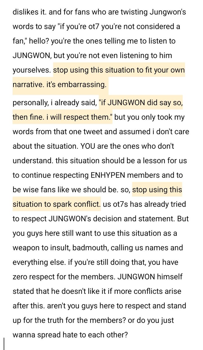 raissabria's tweet photo. please read. i made an indonesian &amp; english version and i hope you guys will understand. i won't tolerate any hate towards each other. https://t.co/lFLwiTggCA