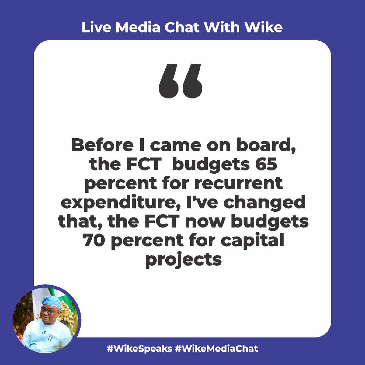OlayinkaLere's tweet photo. #WikeMediaChat
#WikeSpeaks https://t.co/vnlNxRBHOZ