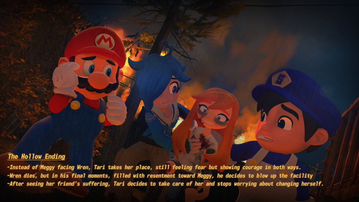 scoutcrazzz's tweet photo. How's it going?, Friends.

As you probably know, yesterday was the 3°
anniversary of Western Spaghetti (SMG4 Movie)

So, I made this idea of ​​more possible endings of the movie (inspired by Fallout NV) 

AND- (1/3)

#smg4
#smg4fanart
#westernspaghetti https://t.co/1hbC7gQNhS