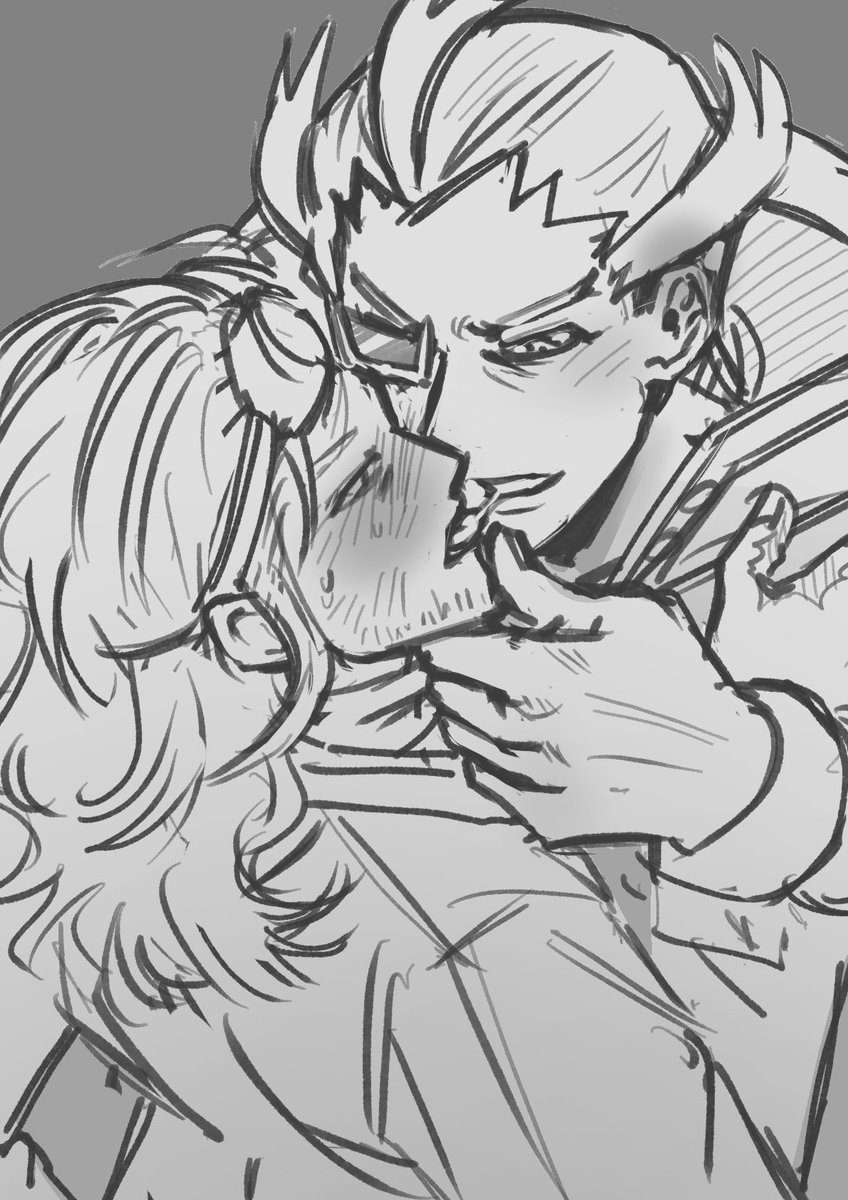 ProfessorAsriel's tweet photo. (Suggestive i guess hehe)

Might be a good post to announce that Ghetsis x Asriel will be called Unfortunatefatesshipping from now on (so long but whatever)!

#unfortunatefatesshipping #yumetwt 

(Art by W4cvr2Mv on crepe!) https://t.co/dkQwc8E8q8