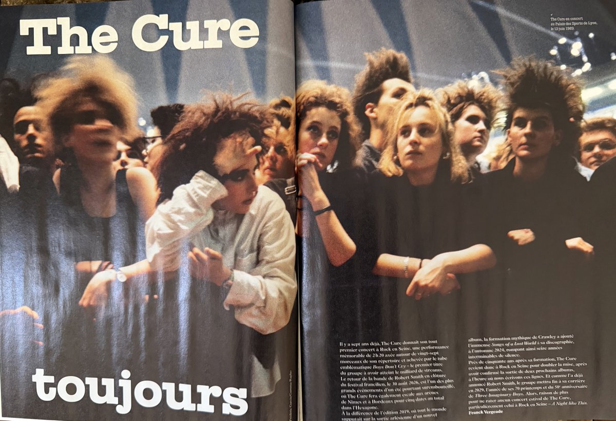 CureFrance's tweet photo. The Cure Toujours https://t.co/pIpCYt4RZQ
