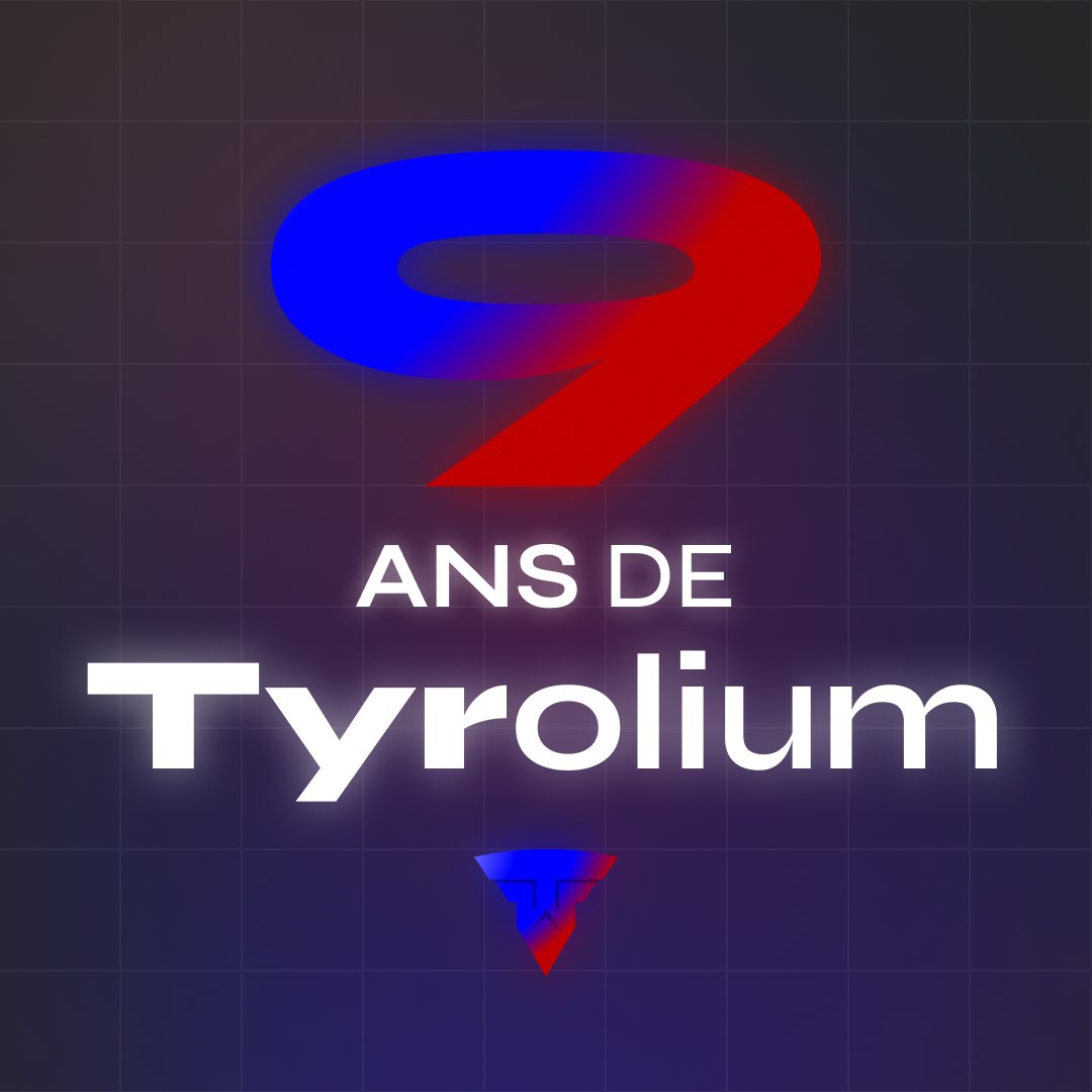 TyroliumE's tweet photo. 🎂 Aujourd'hui, Tyrolium fête ses 9 ans !

9 années d’innovation, de projets et d'évolution. Pour marquer ce cap, la holding technologique change de visage et dévoile sa toute nouvelle identité visuelle.

#Tyrolium #Tyrolium9Ans #DesignSystem #HoldingTech #Refonte #Anniversaire https://t.co/iv5JD84wPP