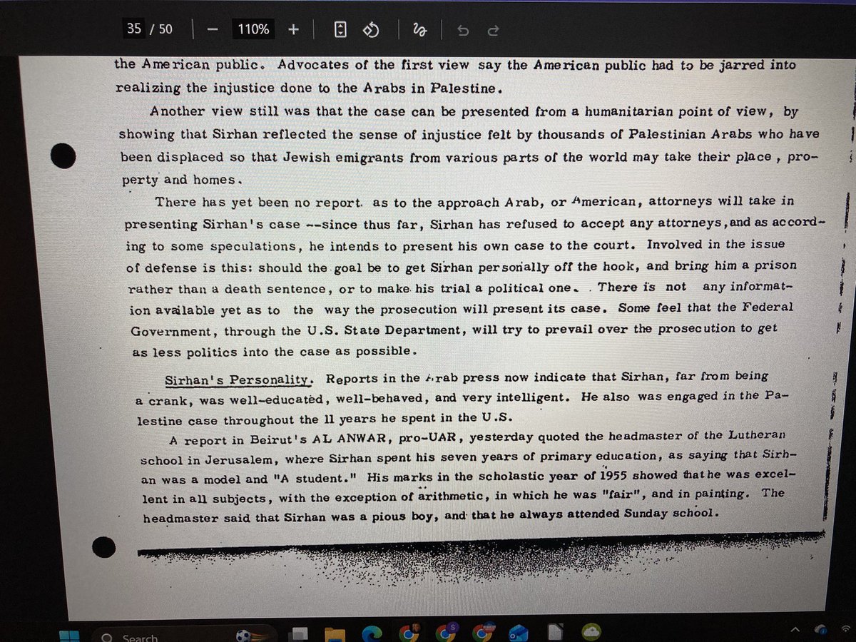 RealLoriSpencer's tweet photo. #RFKFiles: From never-before-seen CIA and State Department boxes:
these internal reports from sources stationed in the Middle East document the Arab worldās reaction to news of Robert Kennedyās murder by a Palestinian over RFKās support for arming Israel. (June 1968) https://t.co/YvJ7N3maQA