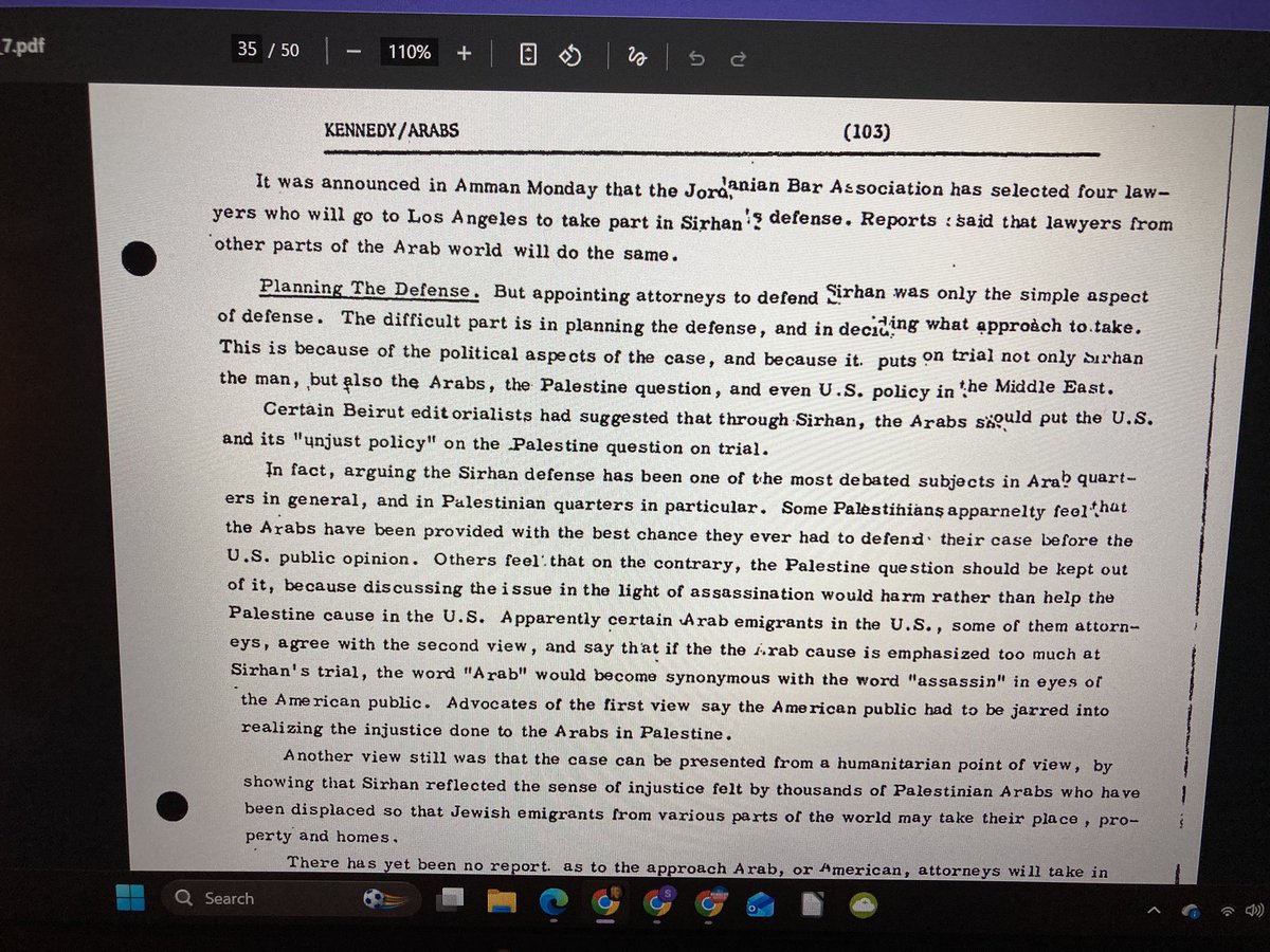 RealLoriSpencer's tweet photo. #RFKFiles: From never-before-seen CIA and State Department boxes:
these internal reports from sources stationed in the Middle East document the Arab worldās reaction to news of Robert Kennedyās murder by a Palestinian over RFKās support for arming Israel. (June 1968) https://t.co/YvJ7N3maQA