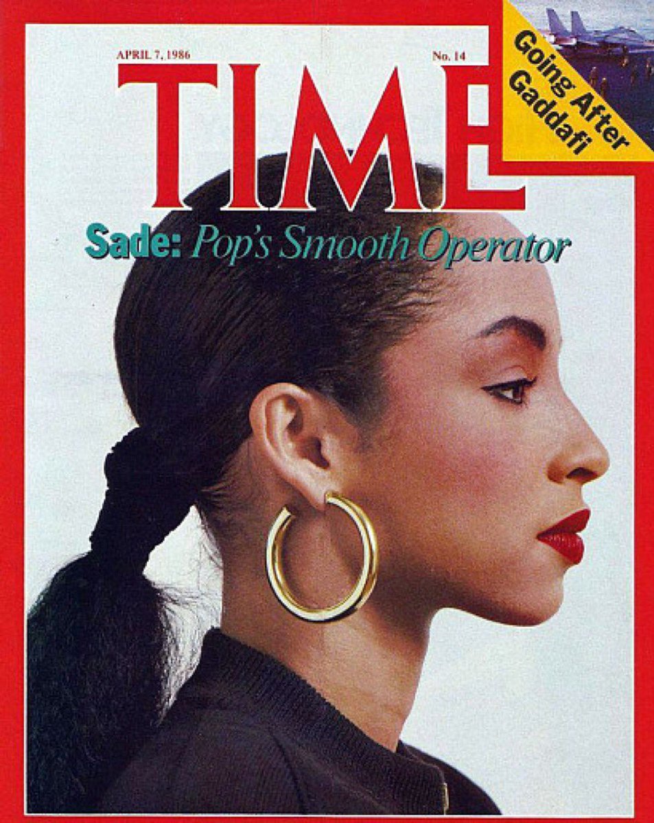 SVG__Collection's tweet photo. Sade Adu on the cover of Time https://t.co/41aRQaODT0