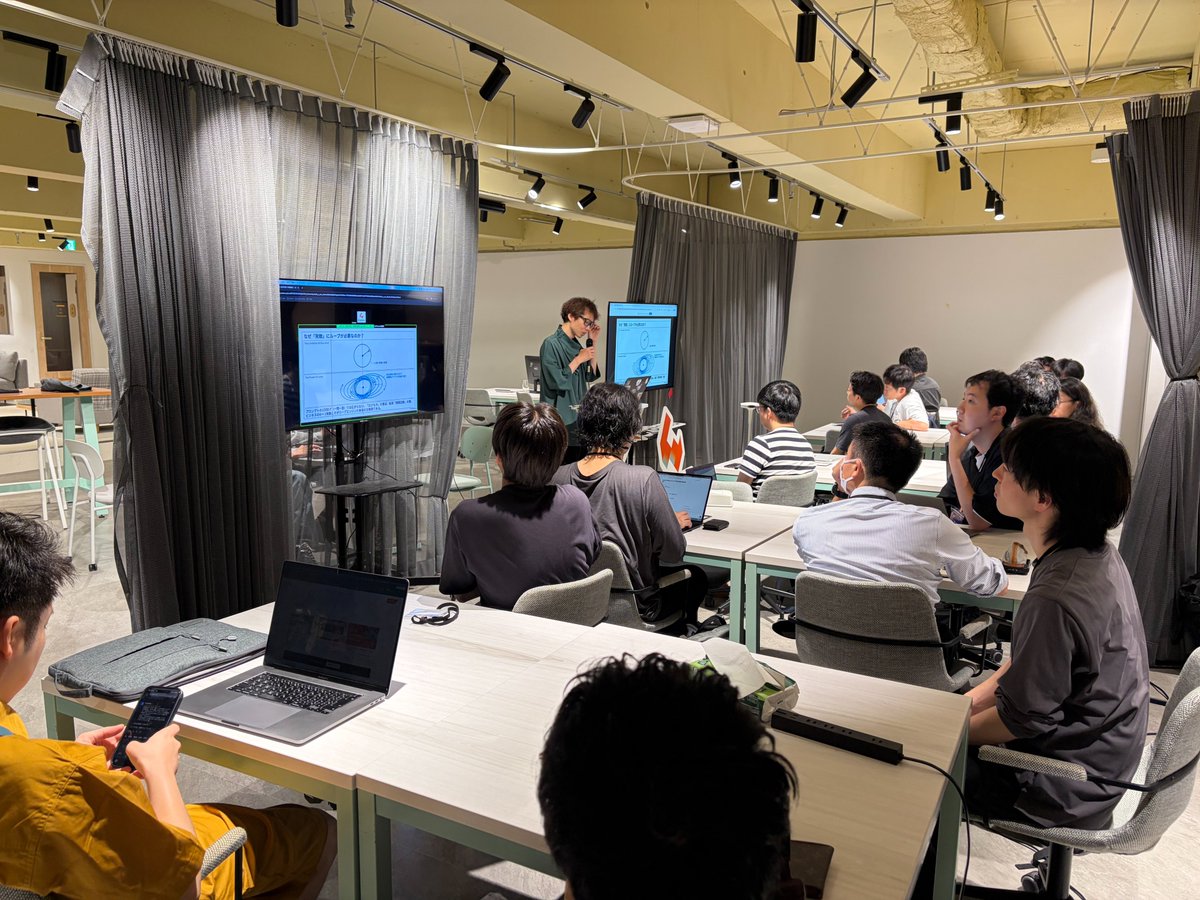 explaza_inc's tweet photo. AI Native Meetup｜"AI × 要件定義" の��践知を語る -LT Night- 、はじまりました🎉

「AI時代、要件定義ってもういらない？」から「PMは何をするのか」まで、実践知をお届けします。

実況・感想は #ai_native で！ https://t.co/yuN1sURapd