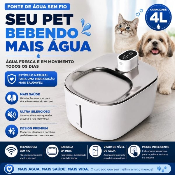 ReuneOfertas's tweet photo. ⚡ *SUPER OFERTA 🛍️ SHOPEE BRASIL* ⚡

⭐ FONTE DE ÁGUA PARA GATOS INOX FLOW WIRELESS 4L COM FILTRO BEBEDOURO PARA GATO AUTOMÁTICO SEM FIO ⭐

💰 De: R$ 492,99
🎉 Por: R$ 222,20 🎉
🤑 Economize: R$ 270,79 🙌
💸 Desconto: 55% OFF
📦 Frete: Consulte cupons no site.

🔗 Compre aqui: 👉 https://t.co/QwcvcVQnpF

✅ Compra 100% segura diretamente SHOPEE.
⚠️ Esta Oferta pode acabar a qualquer momento!
➡️ Link de afiliado, compras podem gerar comissão, porém sem ônus pra você.