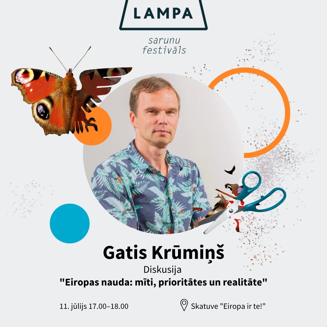 Finmin's tweet photo. 🎙️ Iepazīsties ar mūsu diskusijas ekspertu Gati Krūmiņu!
Vēsturnieks, profesors un ekonomiskās vēstures pētnieks.
💬 Runāsim par ES fondu ieguldījumiem Latvijā, to ietekmi uz attīstību un vēsturiskās pieredzes nozīmi nākotnes izvēlēs.
#ESfondi #EUfunds #EUinmyRegion https://t.co/QQfPHpg5eF