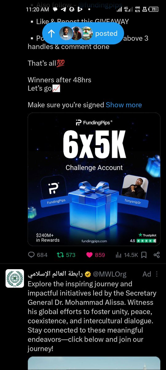 chigbata_c19127's tweet photo. @Ajaxdtrader @tonysnip3r @ShashtradesGC @fundingpips @Techriztm Done. https://t.co/xCpSD9q0OG