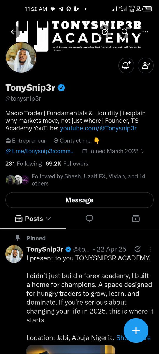 chigbata_c19127's tweet photo. @Ajaxdtrader @tonysnip3r @ShashtradesGC @fundingpips @Techriztm Done. https://t.co/xCpSD9q0OG