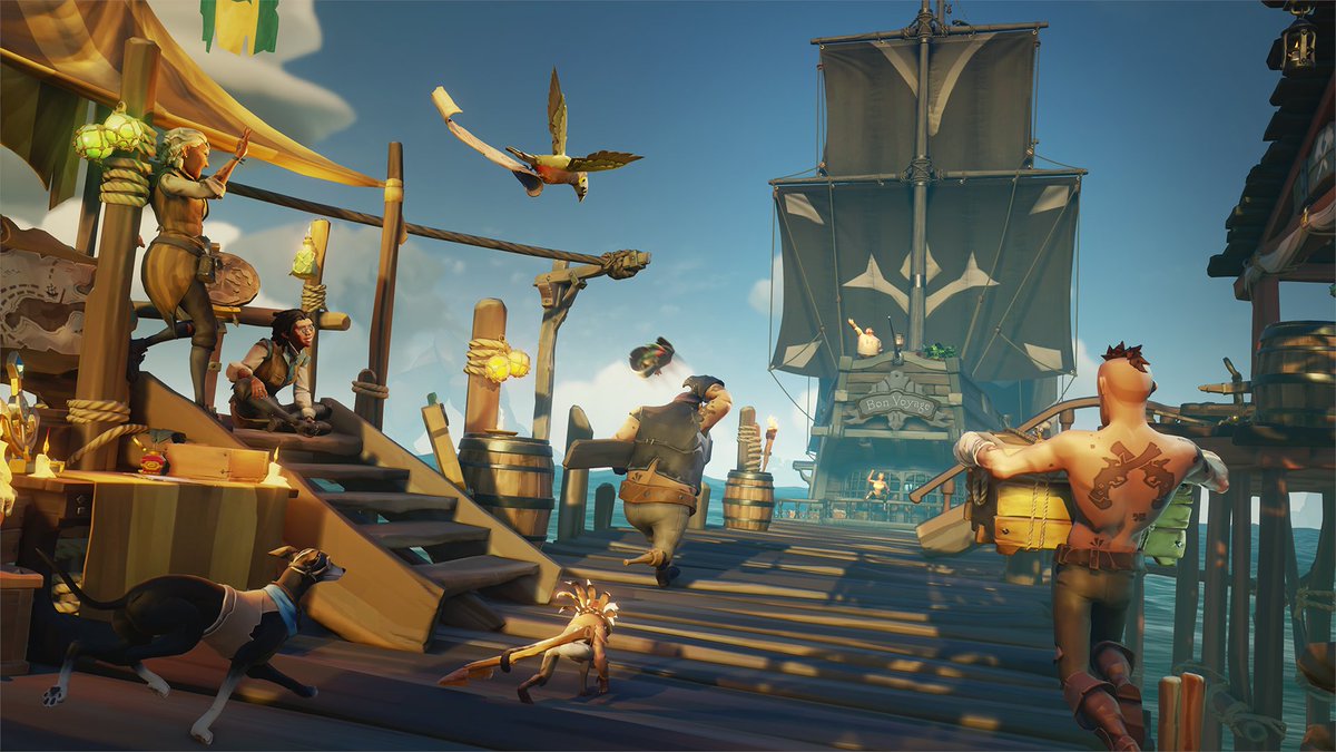 SeaOfThieves's tweet photo. The Sea of Thieves servers are now online once again, with Chest of Fortune balancing issues addressed alongside some other choice fixes. Read the release notes for more information: https://t.co/lDLZYMExBu https://t.co/17H2EqSkes