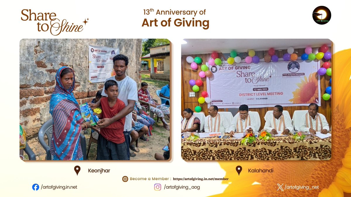 artofgiving_net's tweet photo. Celebrating the 13th International Day of Art of Giving, Ms. Anupama Naik, Ms. Swastika Majhi, Mr. Maheswar Hembram, Ms. Lovely Majhi, Mr. Soubhagya Sabar, Ms. Dalismita Das, Ms. Manguli Munda, Mr. Prasanta Kumar Singh, Ms. Tejashwini Murmu, Ms. Sushila Sabar, https://t.co/Roxb2ZyidU