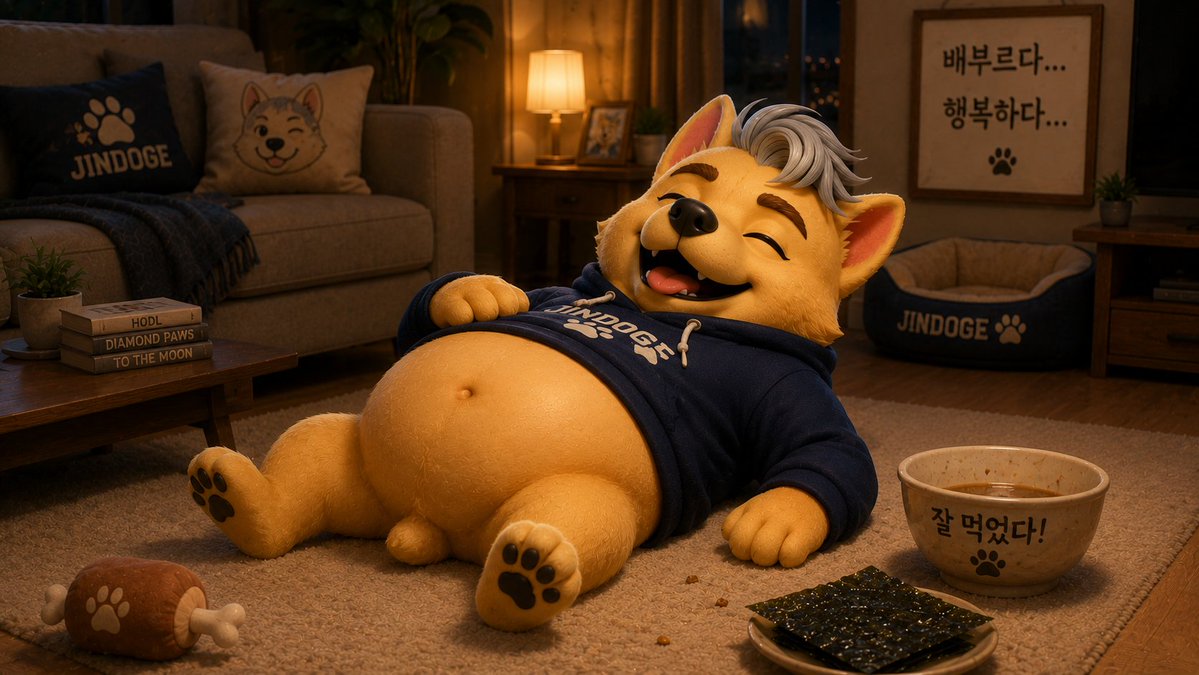JindoKpop's tweet photo. Too Full to Move.
#Jindo #KIBBLE #BTC #SOL #Binance #altcoin #Web3 https://t.co/XVdeky5Ixg