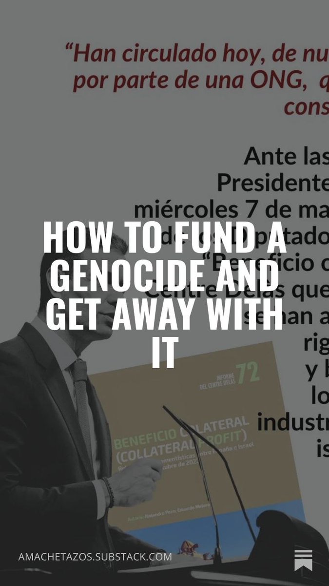 Abu_O_Bea's tweet photo. HOW TO FUND A GENOCIDE AND GET AWAY WITH IT
https://t.co/9hGB7hiIl8
@aseisfree @NateB_Panic @Louis_Allday @AbubakerAbedW @CallaWalsh @BIG__Brother7 @eemaanishere @ainiladra @MelgerTina @lobatobdan  @UdsiAsli @PritiGCox @adnanahusain @mqudsi @rizikaoikonomik @davideravera https://t.co/dtODzOJ3iD