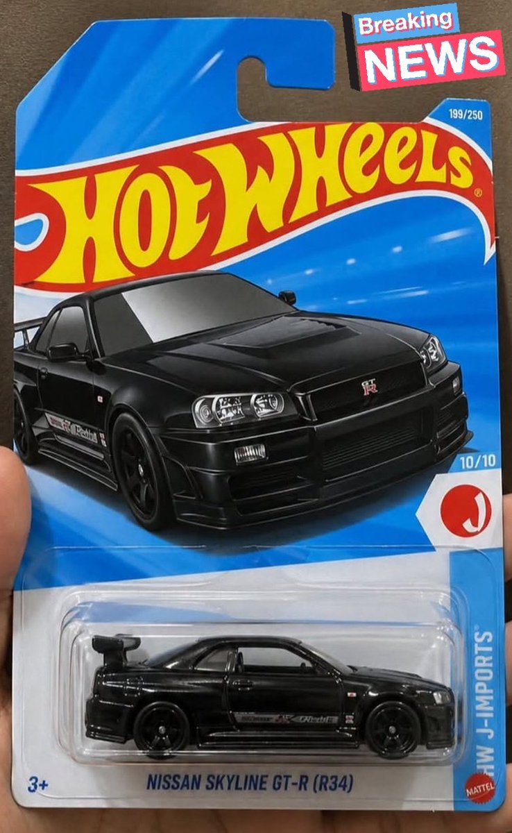 gorouzenzai's tweet photo. ホットウィールのベーシックからR34のカラバリ製品版が公開〜

個人的には人気モデルは取り合いだからケース全体やベーシックに価値があると思うので単品廃止は本当に良かったと思う https://t.co/sObRkJZ03H