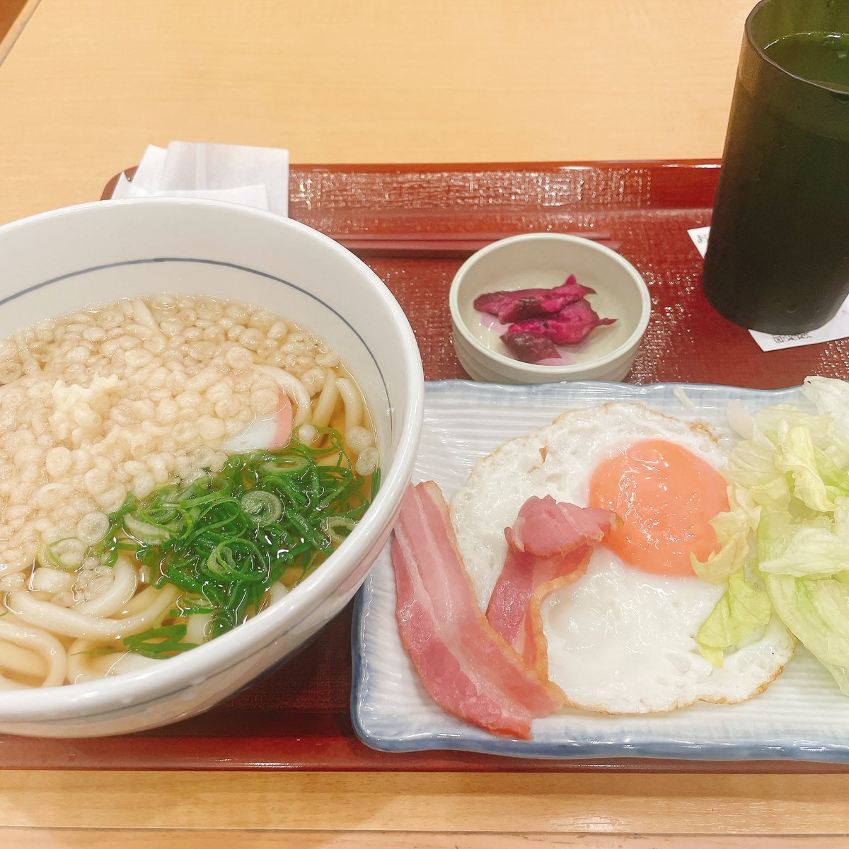 pompomkiiro's tweet photo. #胃腸不調 により
おうどんを選んだ #早朝飯 

#なか卯 のおうどん食べるの2回目✌️ https://t.co/ZmmSQh3yIn