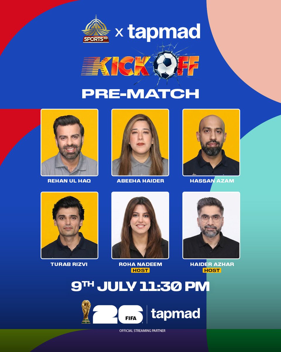 tapmadtv's tweet photo. Les Bleus vs The Atlas Lions, the quarterfinals begin tonight! ๐๏ธโฝThe panel unpacks every angle before France and Morocco go head to head๐ฅ
Catch the pre-match analysis live on PTV Sports x tapmad!
#KickOff | #AllSportsWithoutAds | #tapmad https://t.co/C5q4xfZbVT