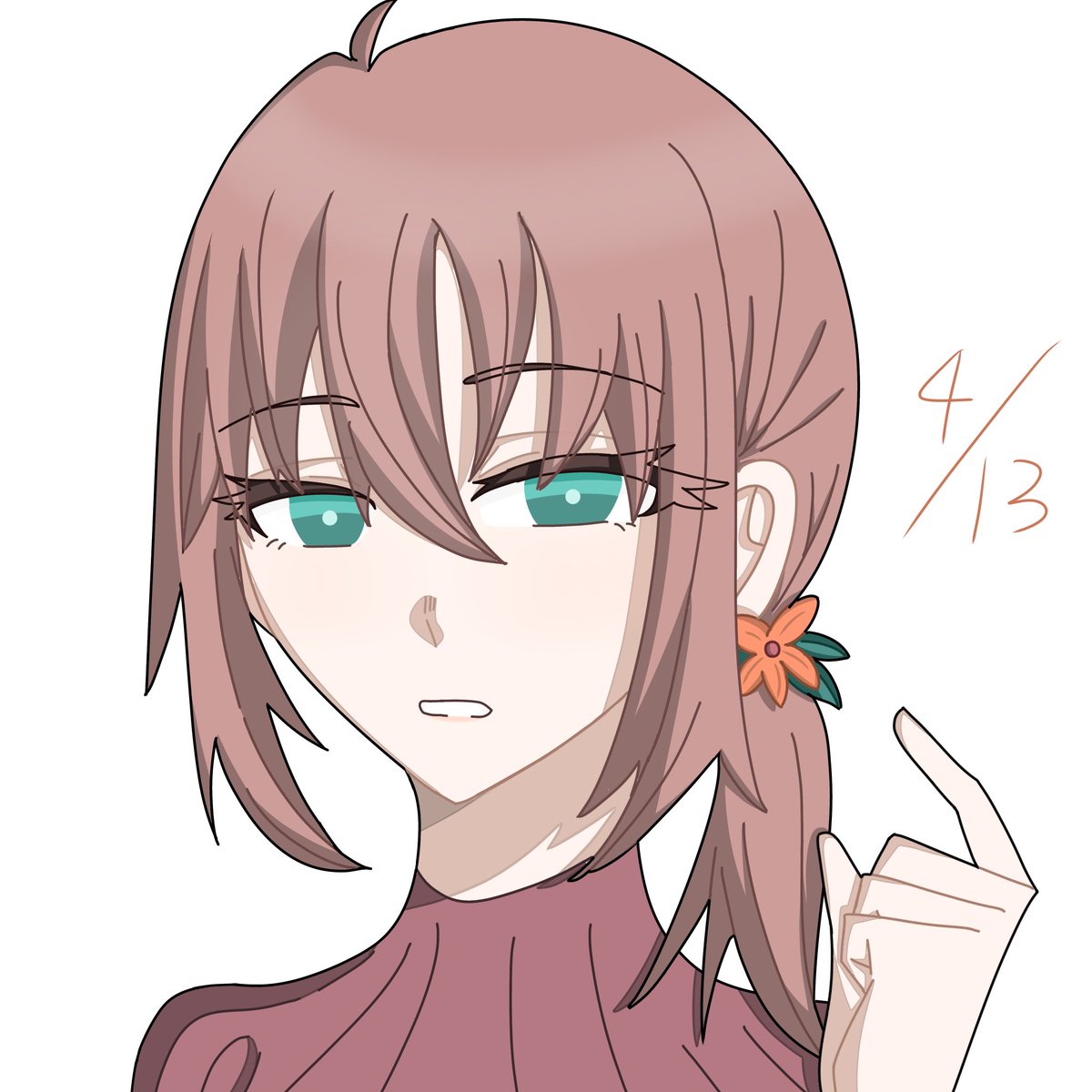 namakesuki's tweet photo. 少し前に描いた女の子🌼目の塗りもうわけわからなすぎて泣きたい。もっと綺麗に塗りたいなぁ、 https://t.co/6ZhDvjmVS2