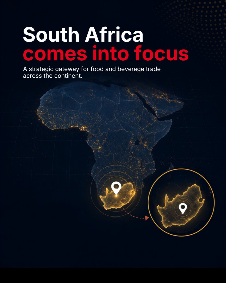 AnugaSelectSA's tweet photo. The Anuga network is expanding into Africa.

Anuga Select South Africa launches 22-24 June 2027 at the CTICC in Cape Town, connecting global suppliers with buyers across Africa’s fast-growing food and beverage market.

#AnugaSelectSouthAfrica #WeAreAnuga https://t.co/9lanZQZvfO
