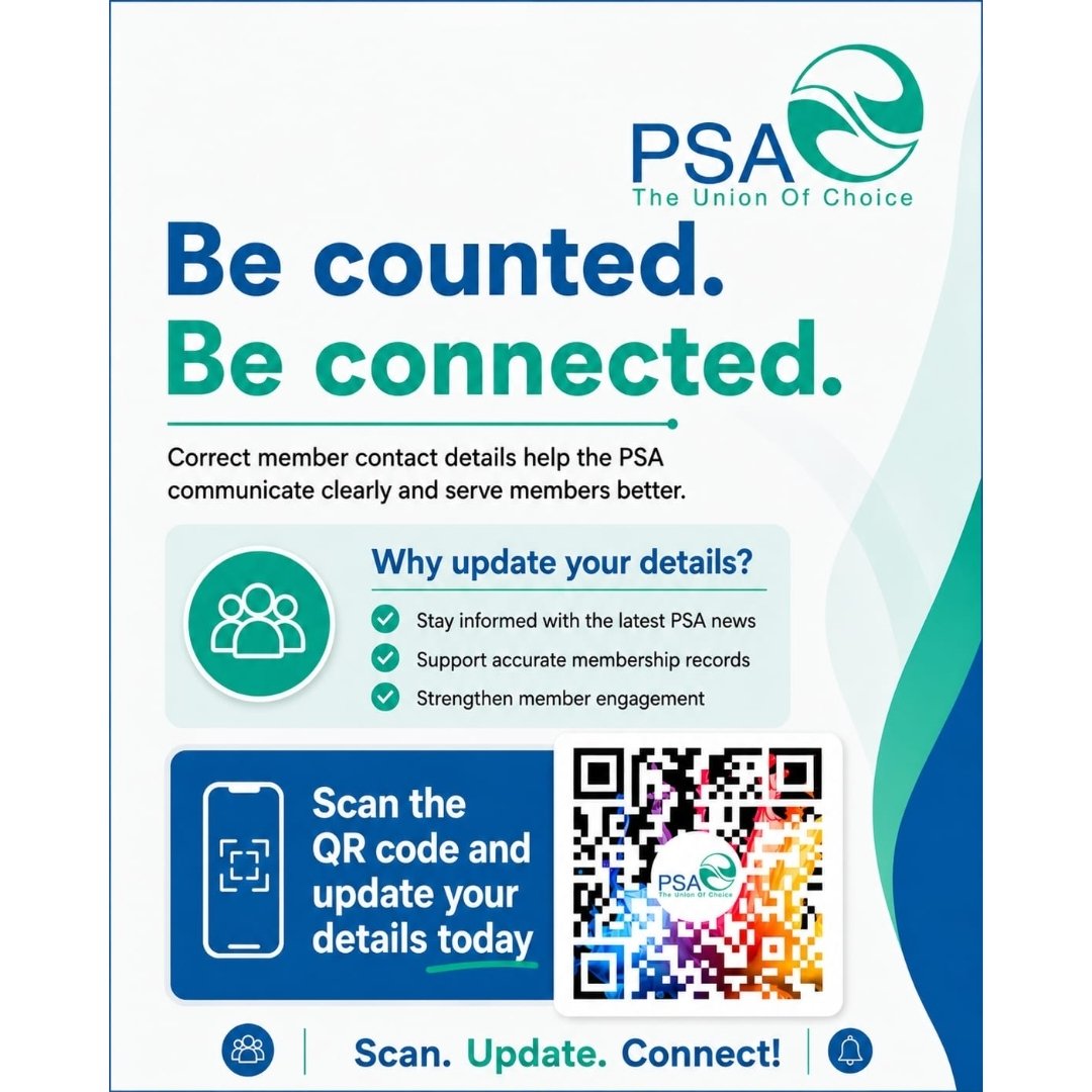 unionofchoice's tweet photo. ๐ฒ A quick update today keeps you connected tomorrow. Scan the QR code and make sure your details are up to date! ๐๐
#PSA #BeCounted #BeConnected #UpdateYourDetails https://t.co/07RpXTVE00