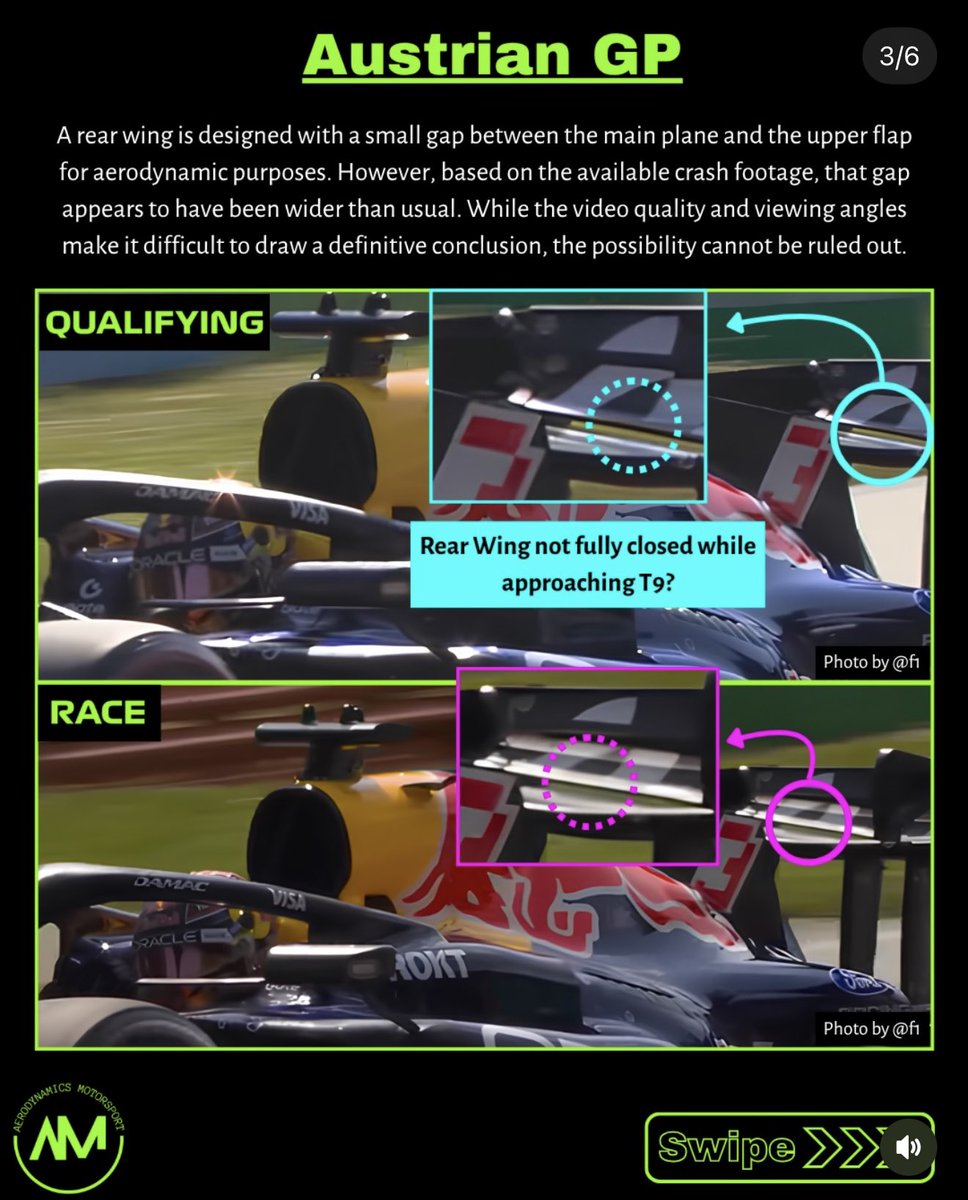 redbullbaby05's tweet photo. so the “mistake” max made was… trying to actually drive the car 💀
this reg punishes anyone who overdrives or tries to squeeze every last bit out of it instead of just letting the car do the work. bro needs to drive it like a tesla on autopilot apparently 😭
kinda explains why certain drivers who love extra-aids in their car are “performing” 
max spent most of his career dragging cars beyond what they were capable of.
so yeah… his fault for trying too hard i guess 🙃