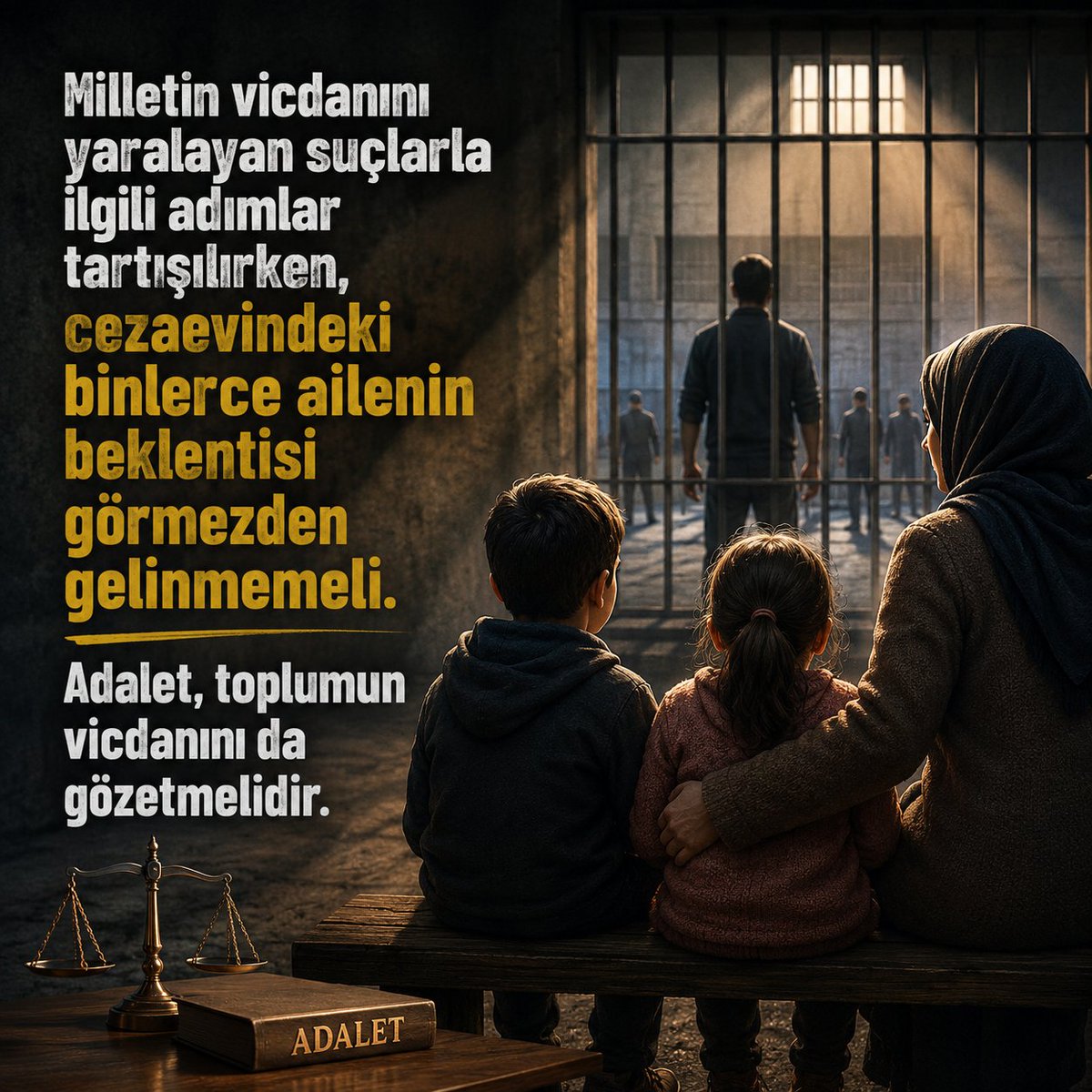 hatic24586's tweet photo. @cuneytyuksel_ Adalet, yalnızca verilen cezayla değil; topluma yeniden kazandırma anlayışıyla da güçlenir. TCK 142 ve TCK 245 için beklentimiz bu bakış açısının dikkate alınmasıdır.
GenelAfMeclis Gündemine
@cuneytyuksel_ 
@RTErdogan https://t.co/xjeVFpXtQr