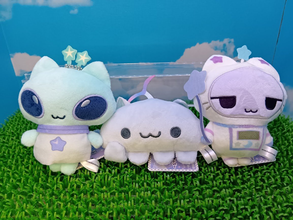snackanimals マスコットキーホルダー 3種セット snackanimals