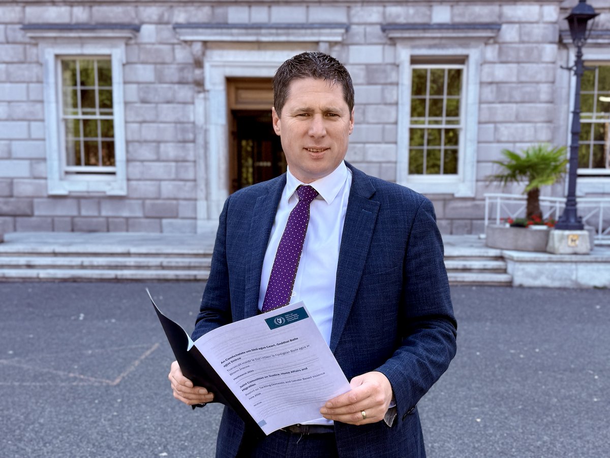 OireachtasNews's tweet photo. The Joint Committee on Justice, Home Affairs and Migration chaired by Deputy @mattcarthy has today published its Report on Tackling Domestic and Gender-Based Violence. #SeeForYourself
Press release: https://t.co/o3NgtViMoo
Report: https://t.co/o3NgtViMoo https://t.co/jNId3lM5Zt