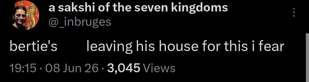 a sakshi of the seven kingdoms tweet media