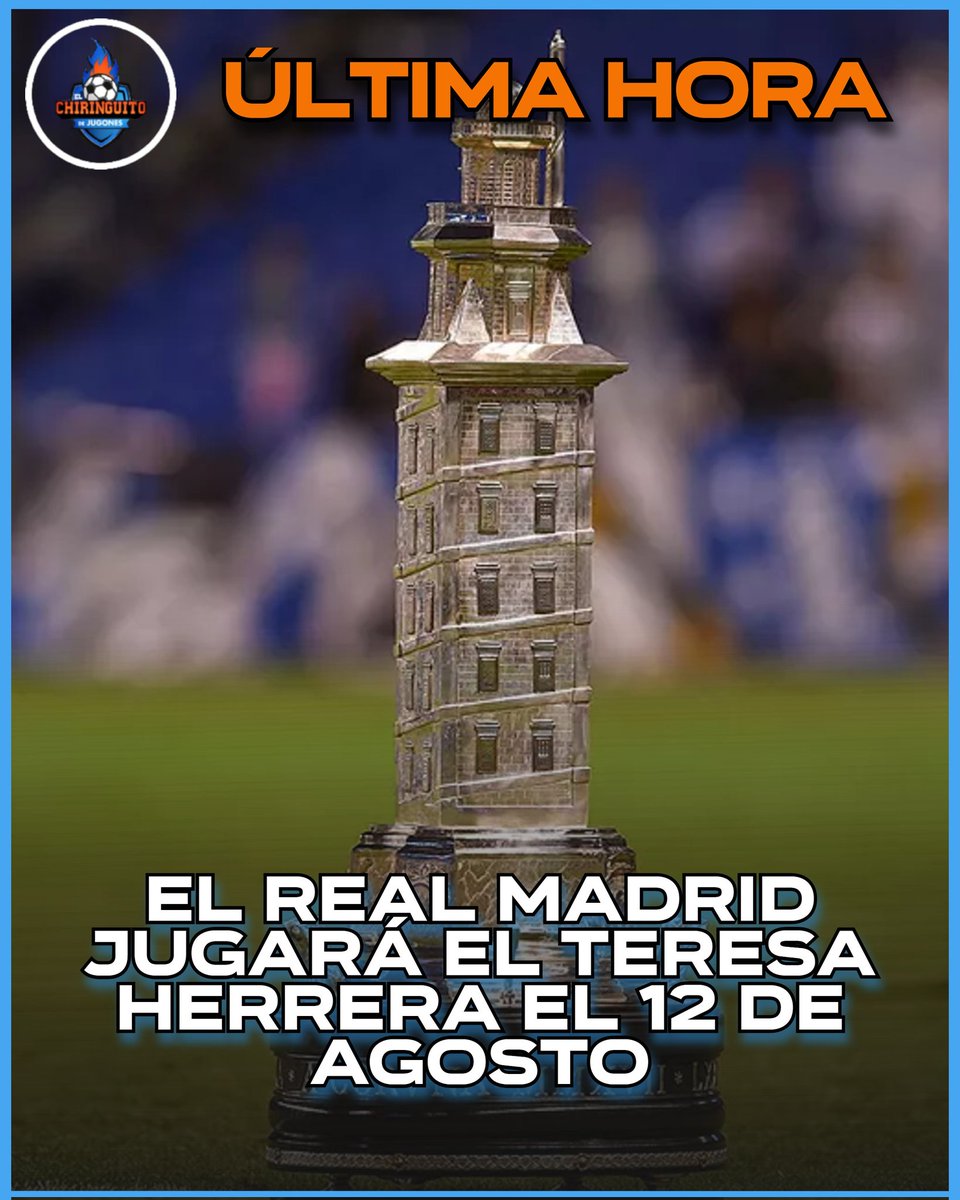 tonintorero's tweet photo. Ya que NO recuperamos nuestro ansiado TROFEO SANTIAGO BERNABÉU, es una alegría volver al mítico Teresa Herrera!!...
#HalaMadridHastaElMorir https://t.co/ldndqv02VP