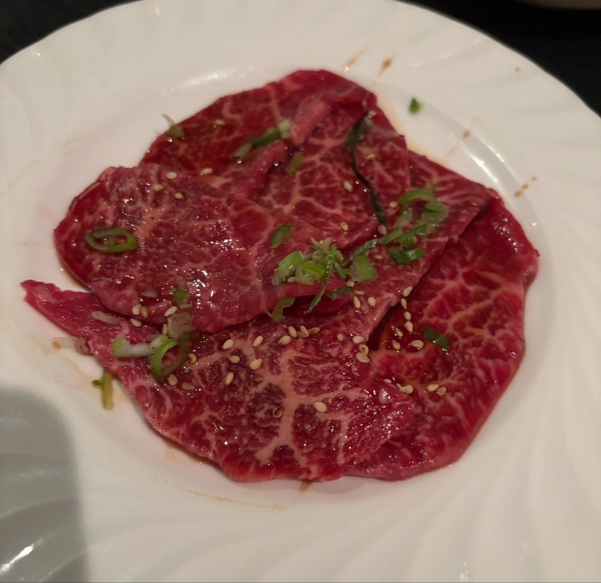 OriBiA_9's tweet photo. 就職祝いでハニーに高い焼肉奢ってもらった!!
全部くそ美味かった!!😋 https://t.co/4U3VKTo3DH