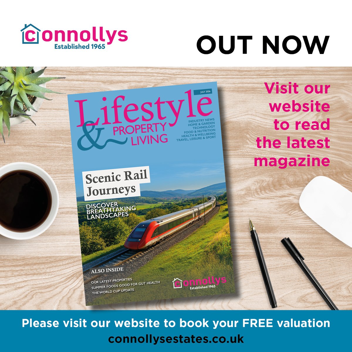 ConnollysSales's tweet photo. Our July magazine is out now! Click, tap, or copy &amp; paste the link below to check out the new edition and your very own digital copy! #July #Magazine #EstateAgentsUK

https://t.co/eD4ANsqO9V https://t.co/AtgCKHP2nu